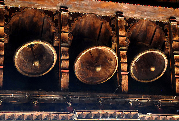 Bells above stage