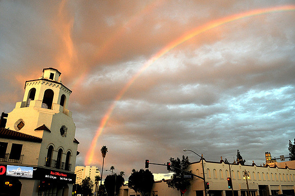 Fox Tower and Rainbow